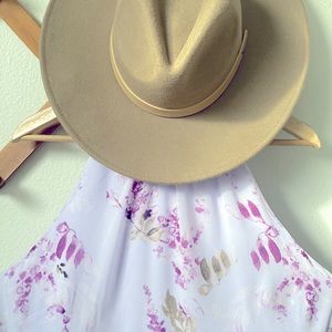 NEW WITH TAGS WHBM (White House Black Market) Lilac maxi floral dress. Size 12.
